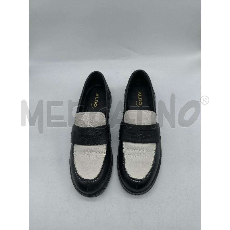 MOCASSINI DONNA ALDO PILLOW WALK NERE BIANCHE | Mercatino dell'Usato Mestre 2