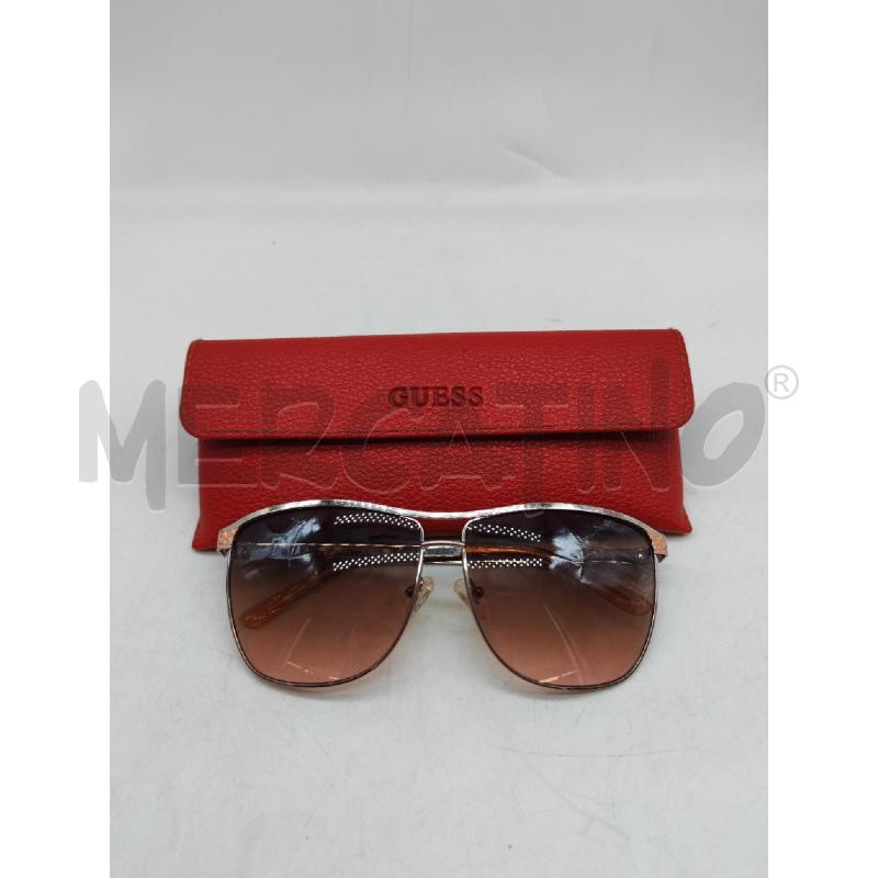 OCCHIALI DONNA GUESS DORATI CON BRILLANTINI ROSA | Mercatino dell'Usato Mestre 1