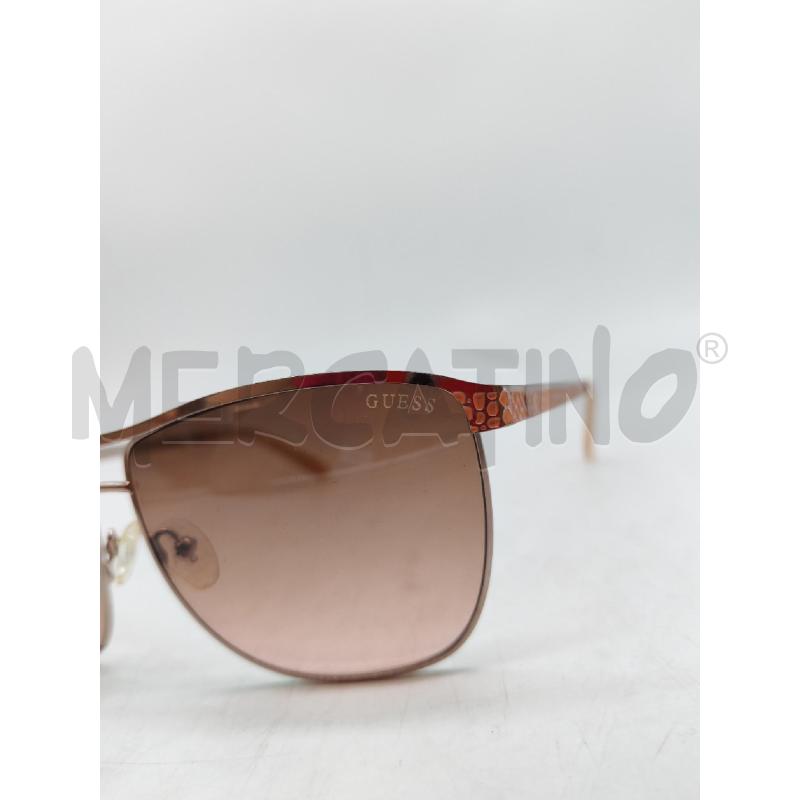 OCCHIALI DONNA GUESS DORATI CON BRILLANTINI ROSA | Mercatino dell'Usato Mestre 3