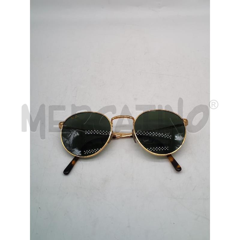 OCCHIALI DONNA RAYBAN CON MONTATURA DORATA | Mercatino dell'Usato Mestre 3