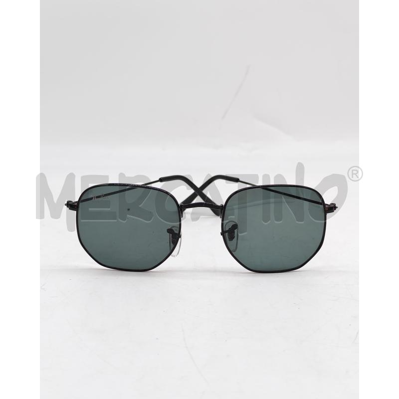 OCCHIALI DONNA RAYBAN HEXAGONAL NERI | Mercatino dell'Usato Mestre 1