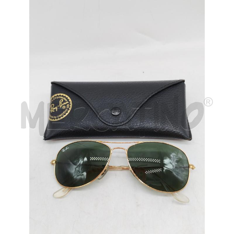 OCCHIALI DONNA RAYBAN LENTI VERDI MONTATURA DORATA  | Mercatino dell'Usato Mestre 1