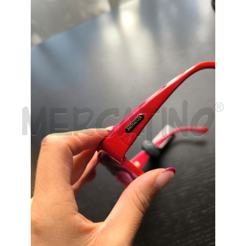 OCCHIALI UOMO MONCLER ROSSI | Mercatino dell'Usato Mestre 3