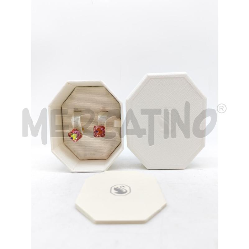 ORECCHINI SWAROVSKI ROSA | Mercatino dell'Usato Mestre 1