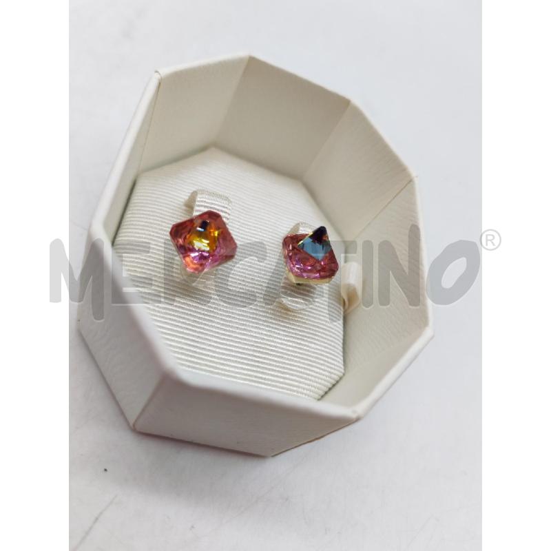 ORECCHINI SWAROVSKI ROSA | Mercatino dell'Usato Mestre 3