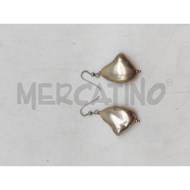 ORECCHINI TRIANGOLO ARGENTATO | Mercatino dell'Usato Mestre 2