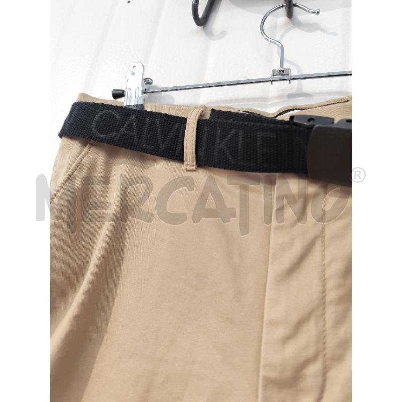 PANTALONCINO RAGAZZO CALVIN KLEIN BEIGE CON CINTURA | Mercatino dell'Usato Mestre 2