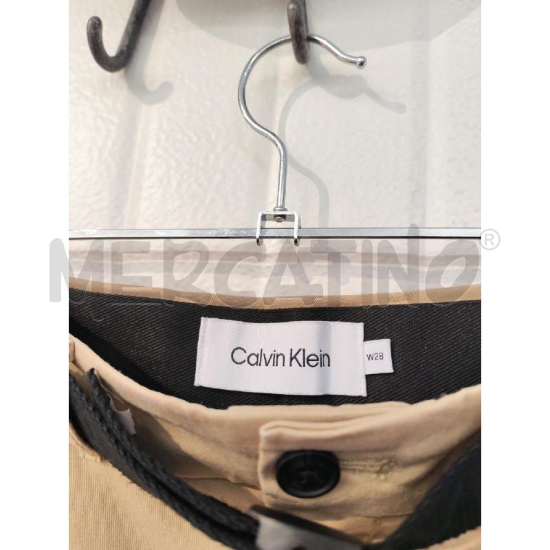 PANTALONCINO RAGAZZO CALVIN KLEIN BEIGE CON CINTURA | Mercatino dell'Usato Mestre 3