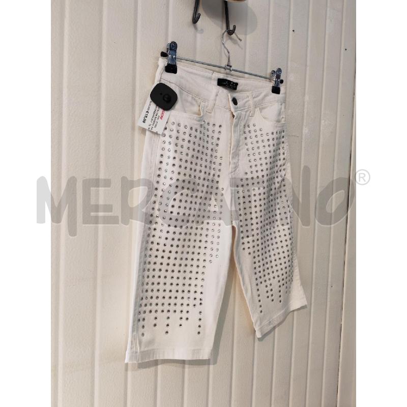 PANTALONE BAMBINO JUSTBEFOREBIANCHI CON STRASS  | Mercatino dell'Usato Mestre 3