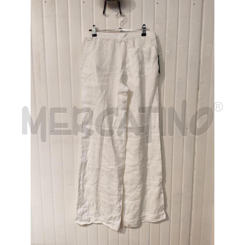 PANTALONE DONNA ARMANI JEANS BIANCO LINO | Mercatino dell'Usato Mestre 3