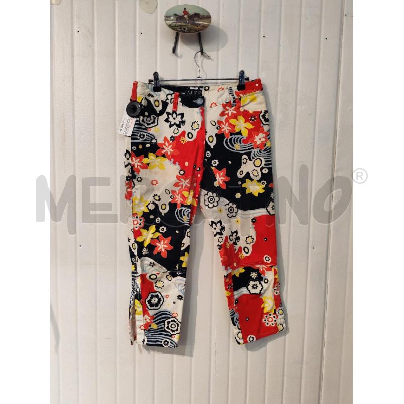 PANTALONE DONNA ARMANI JEANS FANTASIA BLU ROSSO BIANCO | Mercatino dell'Usato Mestre 1