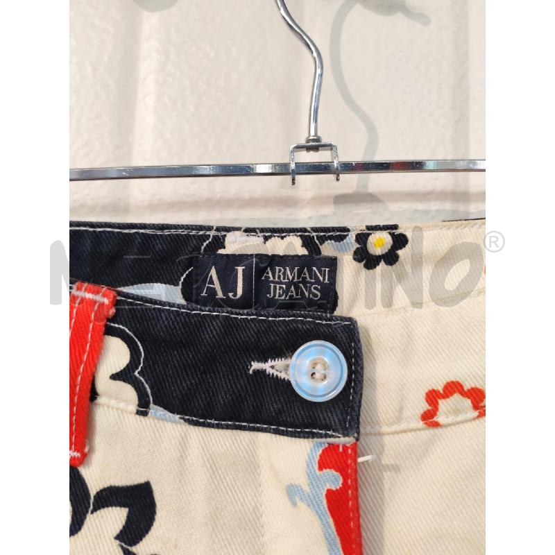 PANTALONE DONNA ARMANI JEANS FANTASIA BLU ROSSO BIANCO | Mercatino dell'Usato Mestre 2