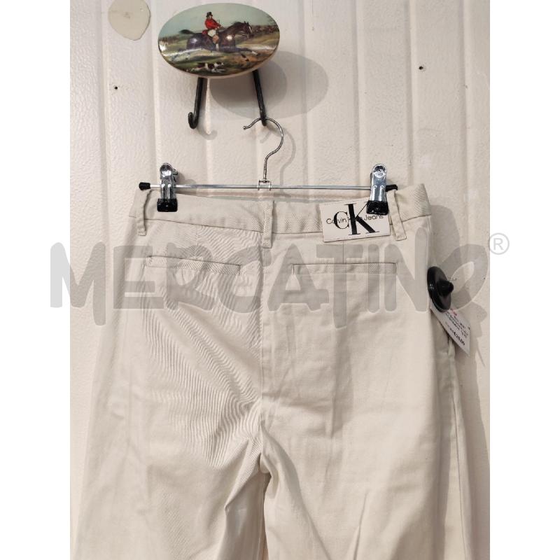 PANTALONE DONNA CALVIN KLEIN BAINCHI LOGHINO NERO | Mercatino dell'Usato Mestre 4