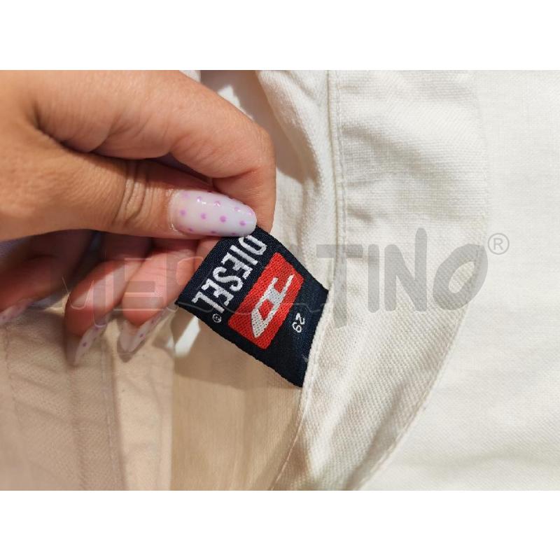 PANTALONE DONNA DIESEL BIANCHI  | Mercatino dell'Usato Mestre 3
