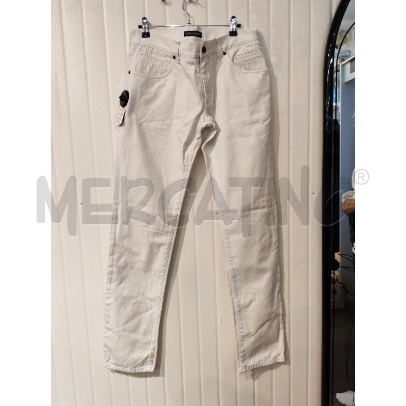 PANTALONE DONNA DOLCE E GABBANA BIANCHI | Mercatino dell'Usato Mestre 1