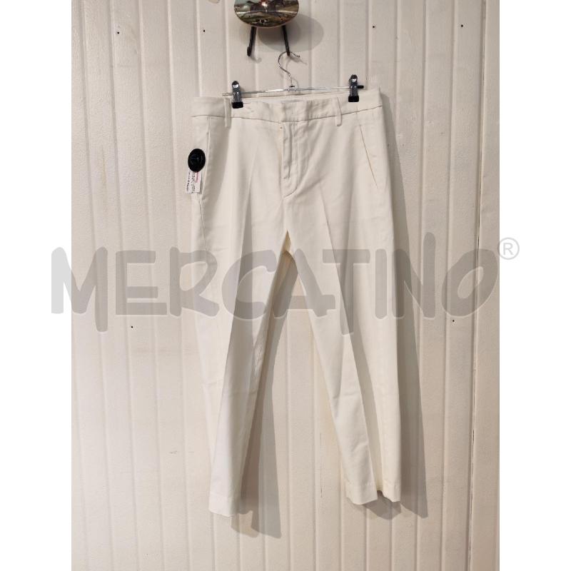PANTALONE DONNA DONDUP BIANCHI | Mercatino dell'Usato Mestre 1