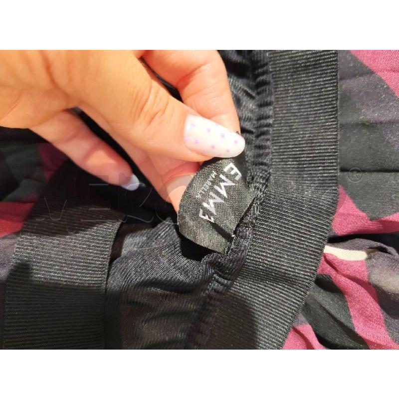 PANTALONE DONNA EMME MARELLA FANTASA VERDE VIOLA | Mercatino dell'Usato Mestre 3