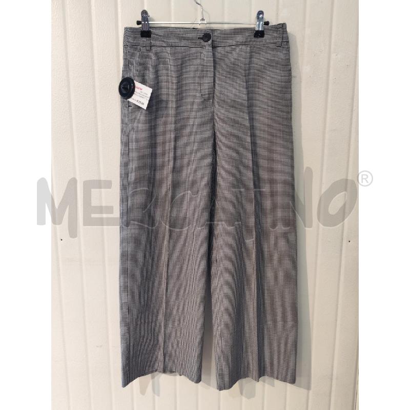 PANTALONE DONNA EMME MARELLA QUADRETTINI VICKY BIANCHI E NERI | Mercatino dell'Usato Mestre 1