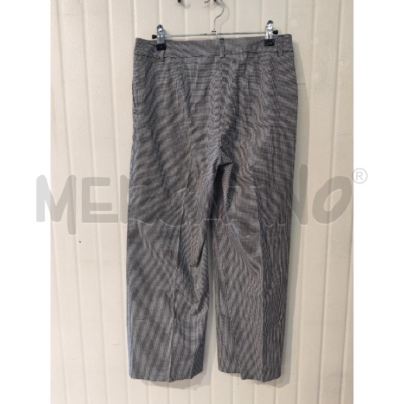PANTALONE DONNA EMME MARELLA QUADRETTINI VICKY BIANCHI E NERI | Mercatino dell'Usato Mestre 2