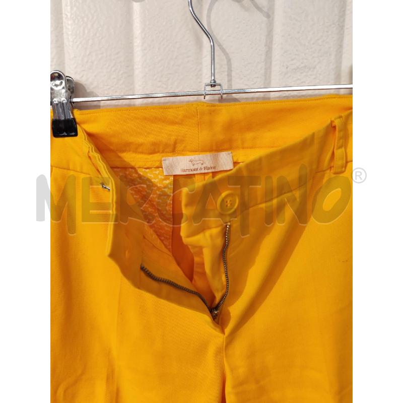 PANTALONE DONNA HARMONT&BLAINE GIALLO | Mercatino dell'Usato Mestre 3