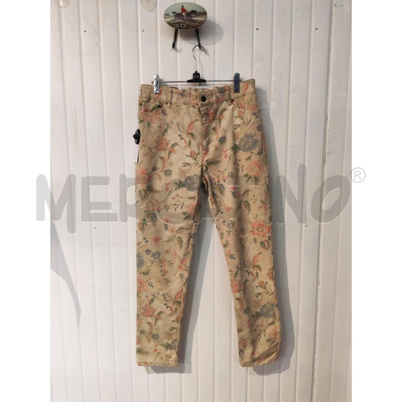 PANTALONE DONNA LAUREN RALPH LAUREN BEIGE FIORI | Mercatino dell'Usato Mestre 1