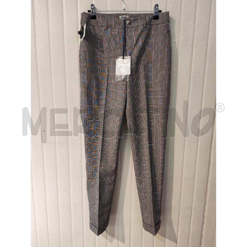 PANTALONE DONNA LIU JO SCOZZESI GRIGI FUCSIA | Mercatino dell'Usato Mestre 1
