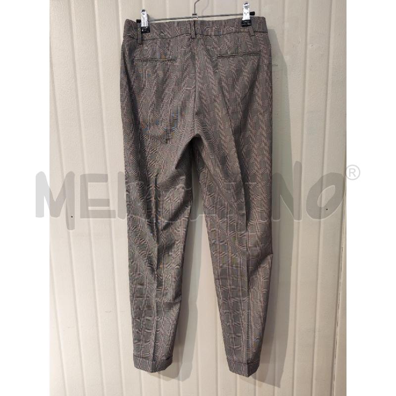 PANTALONE DONNA LIU JO SCOZZESI GRIGI FUCSIA | Mercatino dell'Usato Mestre 3
