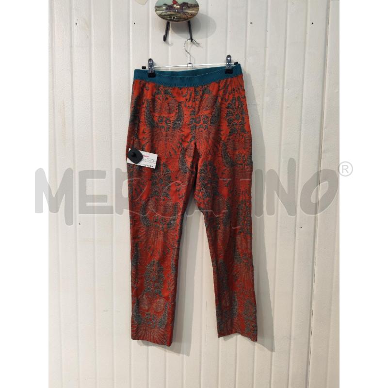 PANTALONE DONNA MALIPARMI ARANCIO GRIGIO  | Mercatino dell'Usato Mestre 1