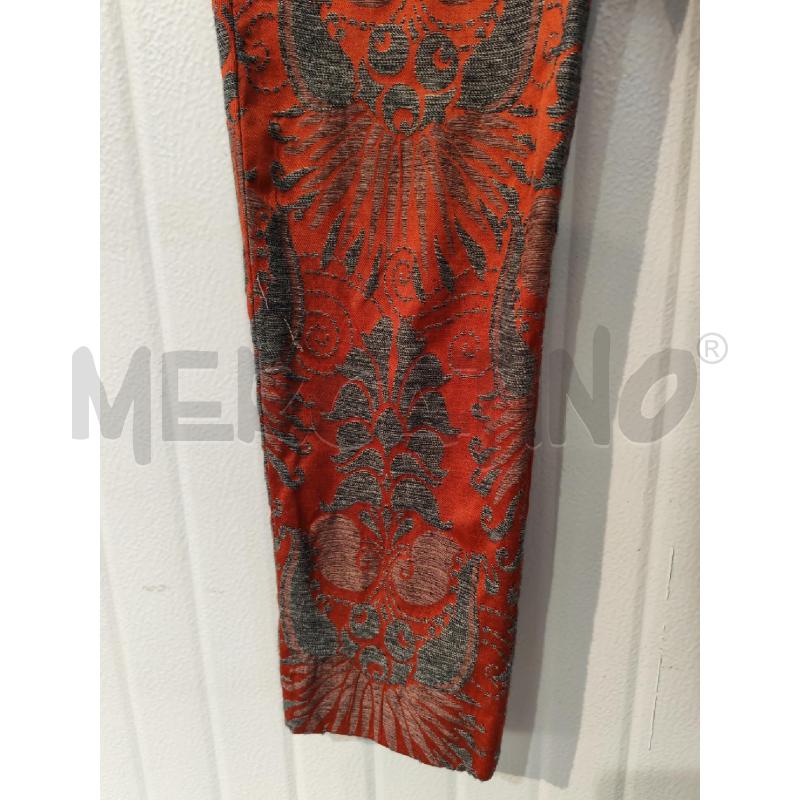 PANTALONE DONNA MALIPARMI ARANCIO GRIGIO  | Mercatino dell'Usato Mestre 3