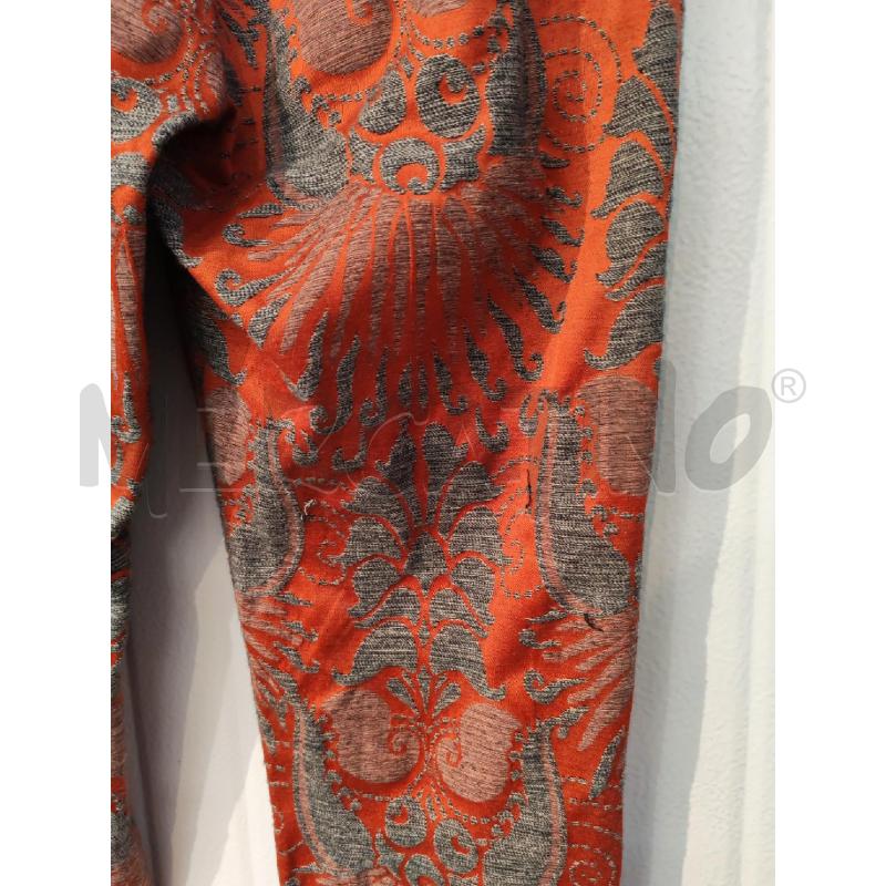 PANTALONE DONNA MALIPARMI ARANCIO GRIGIO  | Mercatino dell'Usato Mestre 5