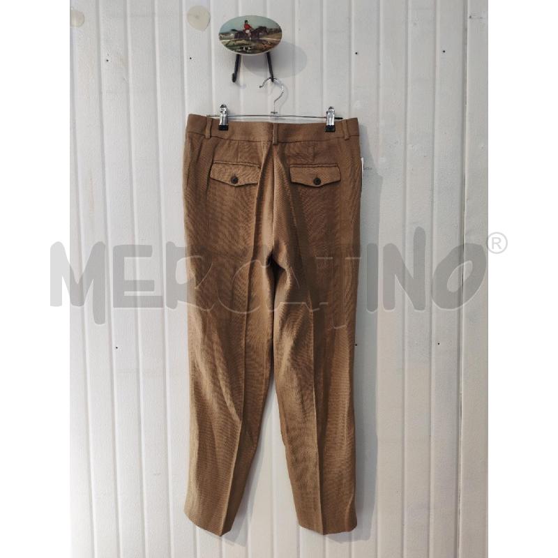 PANTALONE DONNA MASSIMO DUTTI MARRONI CIOCCOLATO AL LATTE | Mercatino dell'Usato Mestre 3
