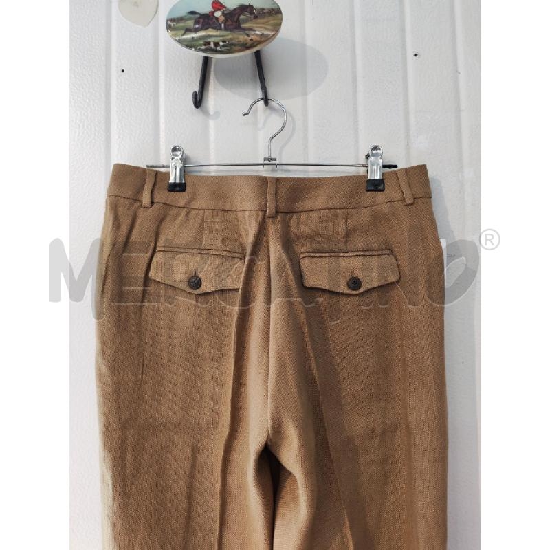 PANTALONE DONNA MASSIMO DUTTI MARRONI CIOCCOLATO AL LATTE | Mercatino dell'Usato Mestre 4