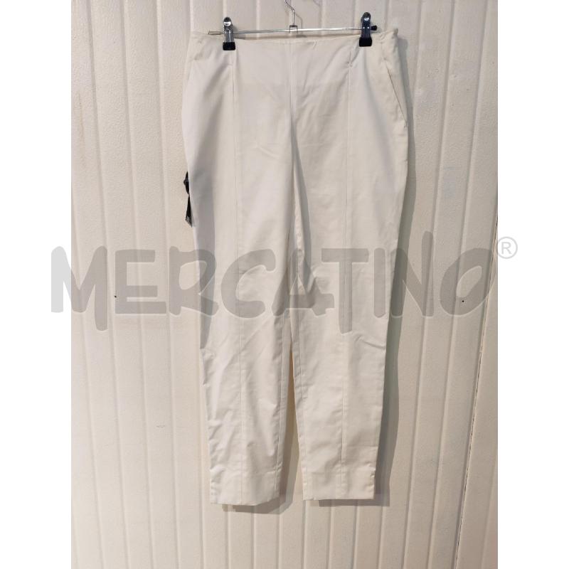 PANTALONE DONNA MAXMARA BIANCO ZIP LATERALE | Mercatino dell'Usato Mestre 1