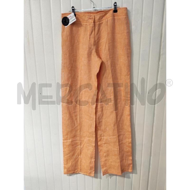 PANTALONE DONNA PAUL SHARK ARANCIONI 100% LINO | Mercatino dell'Usato Mestre 1