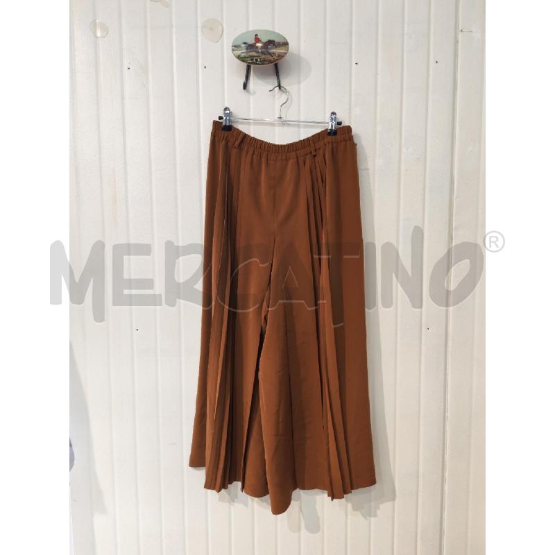 PANTALONE DONNA PENNYBLACK MARRONE PLISSETTATO | Mercatino dell'Usato Mestre 2