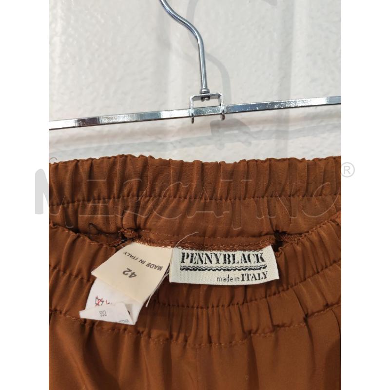 PANTALONE DONNA PENNYBLACK MARRONE PLISSETTATO | Mercatino dell'Usato Mestre 4