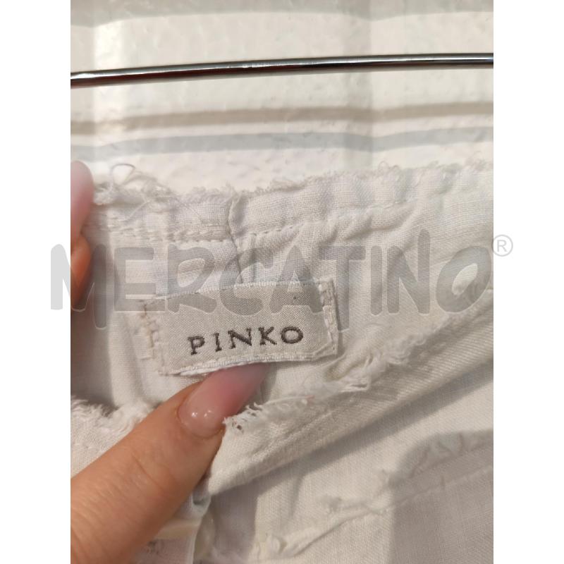 PANTALONE DONNA PINKO BIANCHI SFILACCIATI | Mercatino dell'Usato Mestre 2