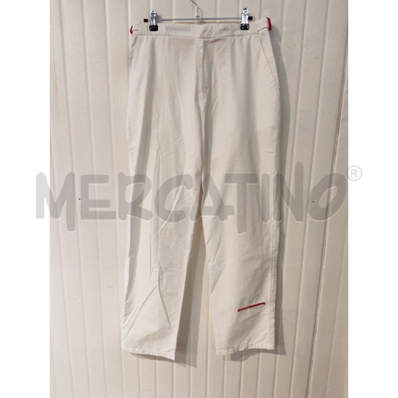 PANTALONE DONNA PRADA BIANCHI | Mercatino dell'Usato Mestre 1