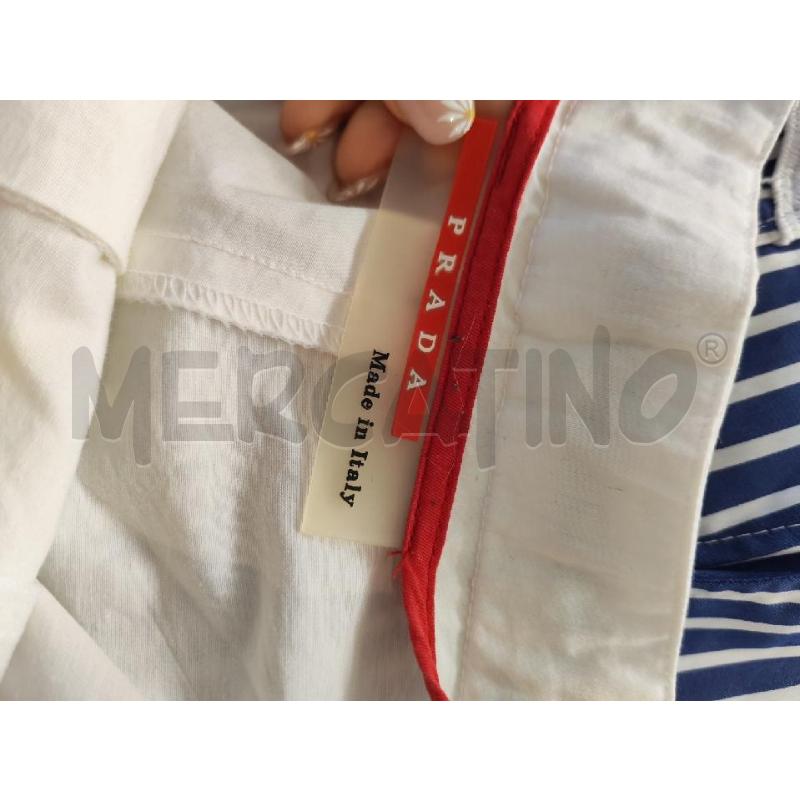 PANTALONE DONNA PRADA BIANCHI | Mercatino dell'Usato Mestre 5
