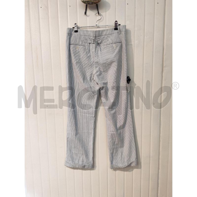 PANTALONE DONNA RALPH LAUREN A RIGHE BIANCHE E AZZURRE | Mercatino dell'Usato Mestre 3