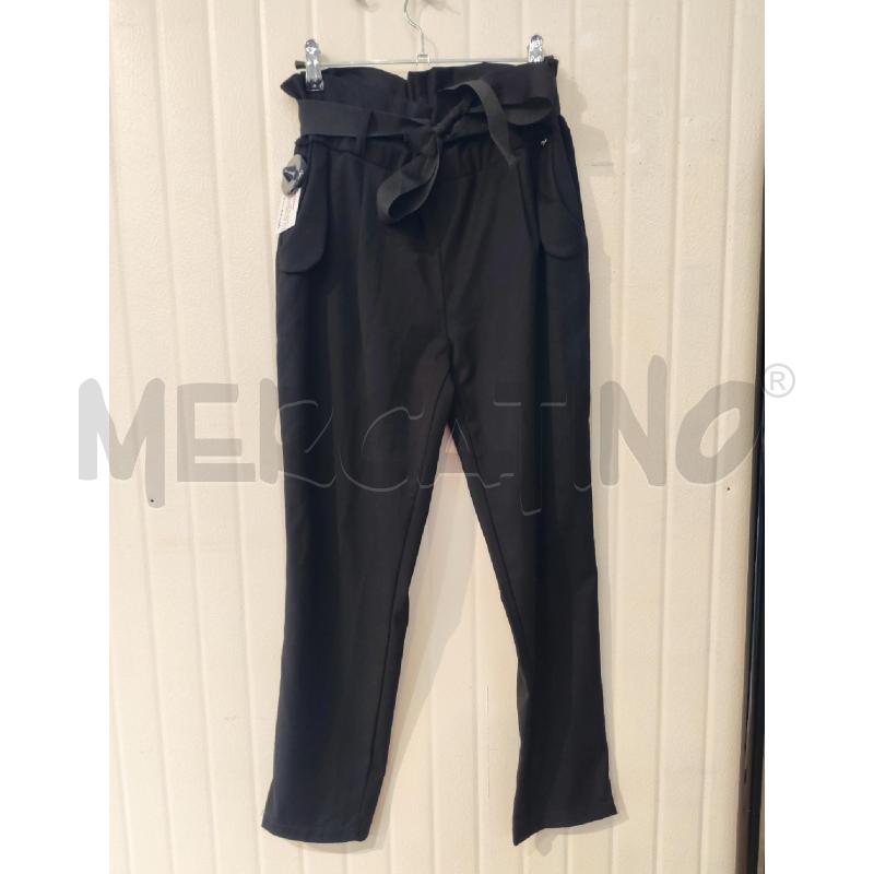 PANTALONE DONNA RINASCIMENTO NERI ELASTICIZZATI | Mercatino dell'Usato Mestre 1