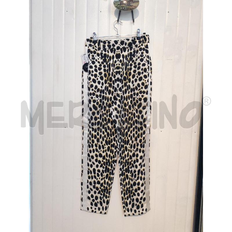 PANTALONE DONNA ROBERTO CAVALLI BIANCO NERO TIPO LEOPARDATO | Mercatino dell'Usato Mestre 1