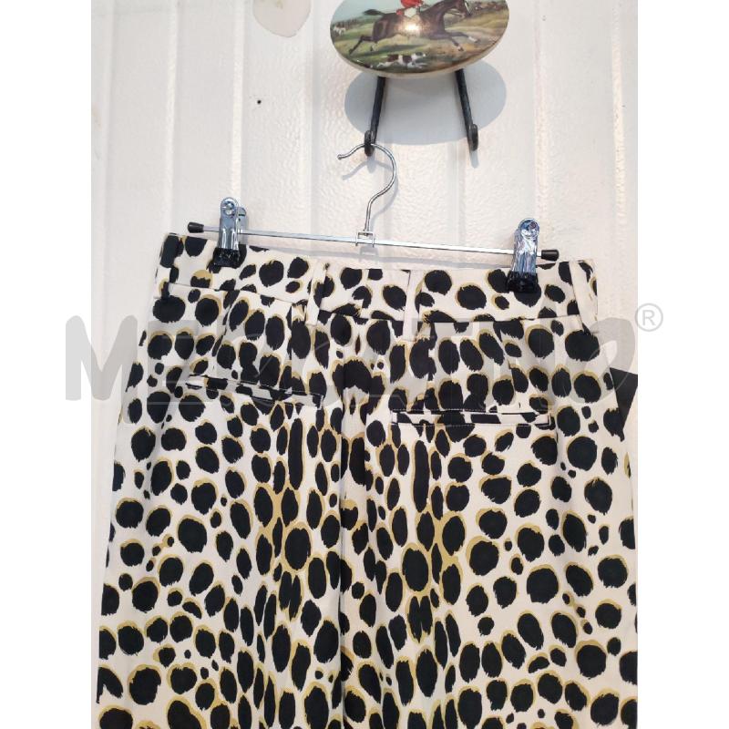 PANTALONE DONNA ROBERTO CAVALLI BIANCO NERO TIPO LEOPARDATO | Mercatino dell'Usato Mestre 4