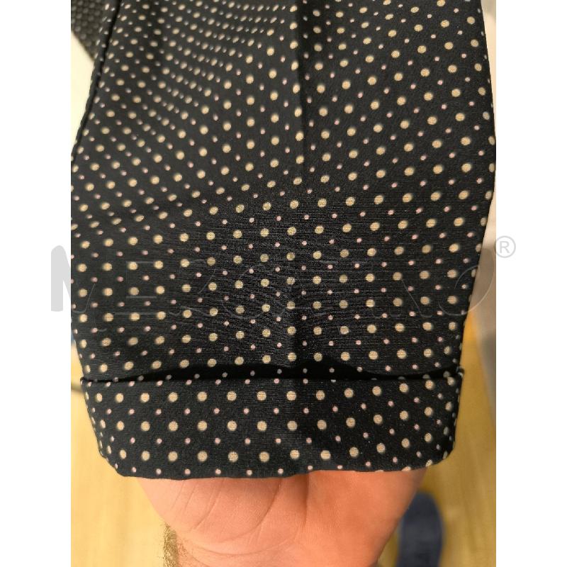 PANTALONE DONNA SANDRO FERRONE NERO POIS BEIGE  | Mercatino dell'Usato Mestre 4