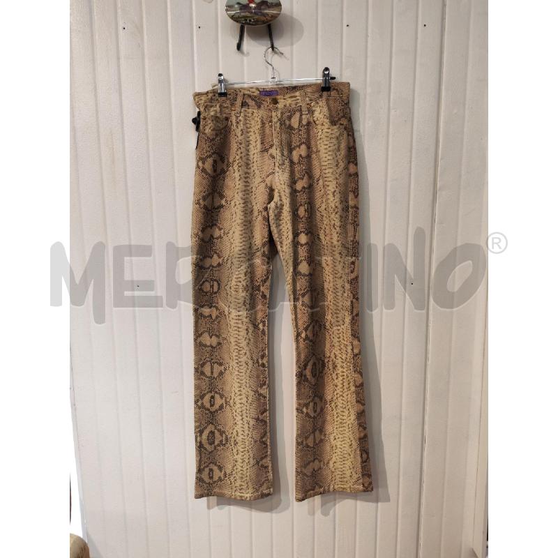 PANTALONE DONNA SWISH JEANS LEOPARDATI BEIGE DORATI | Mercatino dell'Usato Mestre 1