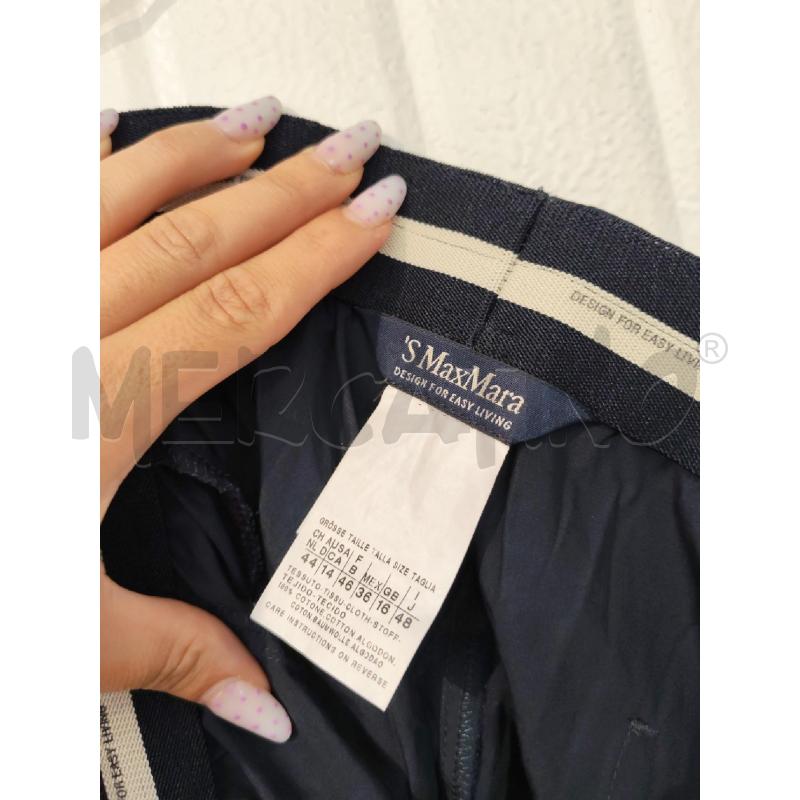 PANTALONE DONNA 'S MAXMARA BLU | Mercatino dell'Usato Mestre 2