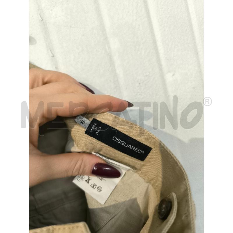 PANTALONE UOMO DSQUARED BEIGE  | Mercatino dell'Usato Mestre 4