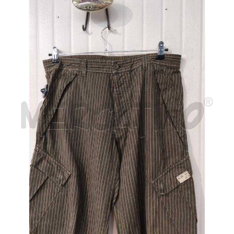 PANTALONE UOMO GAS VERDE NERO RIGHE  | Mercatino dell'Usato Mestre 2