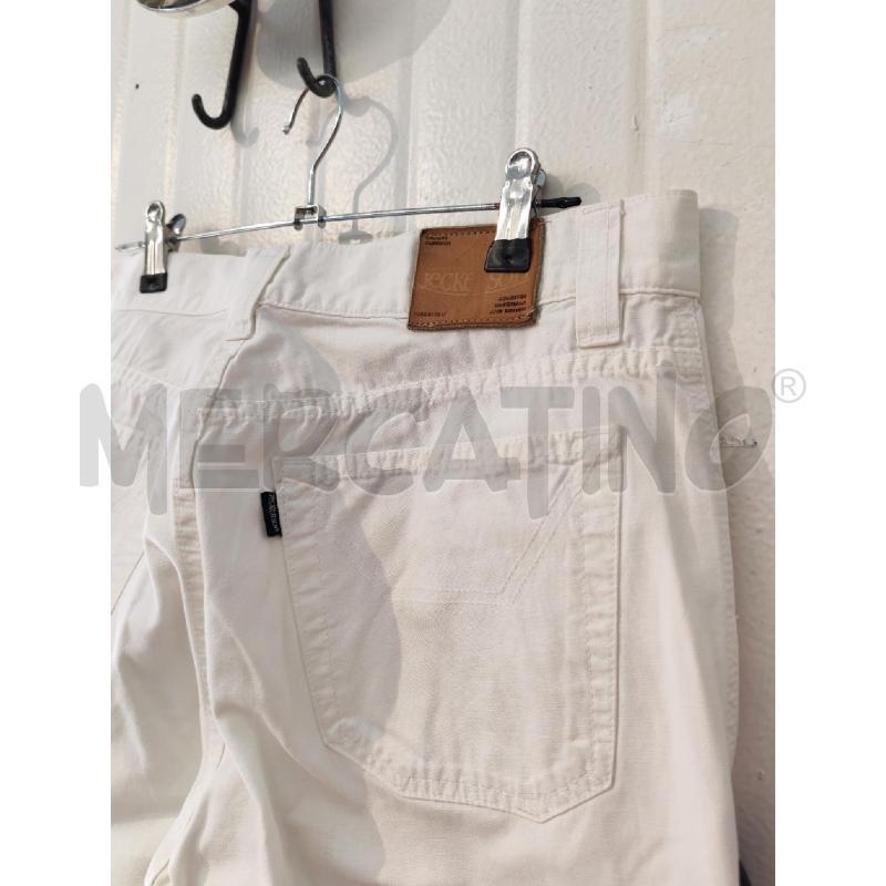 PANTALONE UOMO JECKERSON BIANCHI  | Mercatino dell'Usato Mestre 4