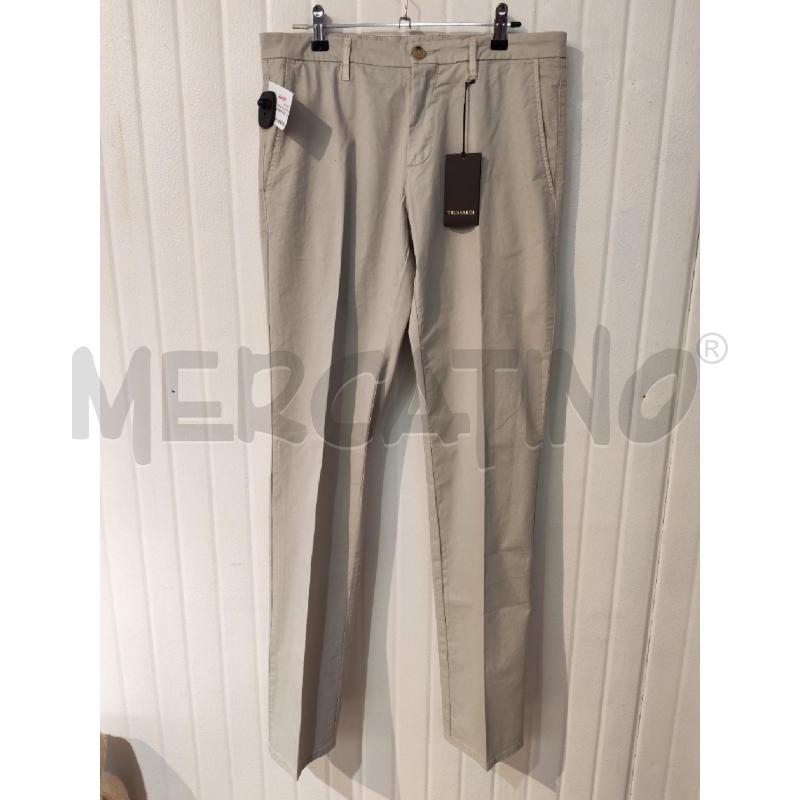 PANTALONE UOMO TRUSSARDI BEIGE ELEGANTI | Mercatino dell'Usato Mestre 1